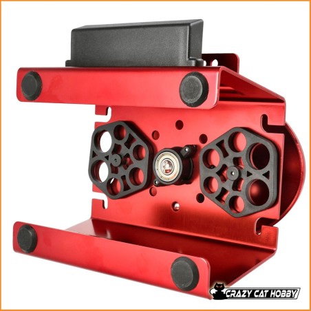 CAR WORKS STAND 1:8 RED (8 Locking) - ROBITRONIC R15002R - 4046032092497