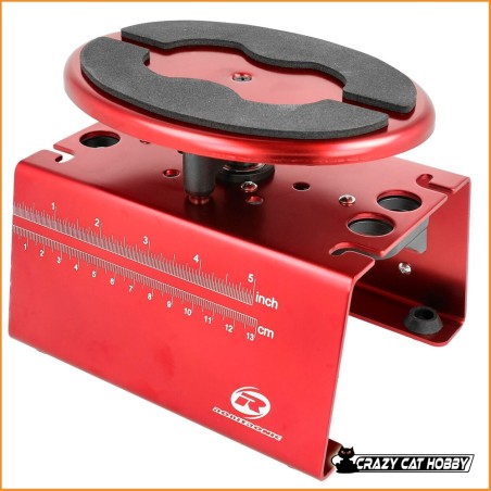 CAR WORKS STAND 1:8 RED (8 Locking) - ROBITRONIC R15002R