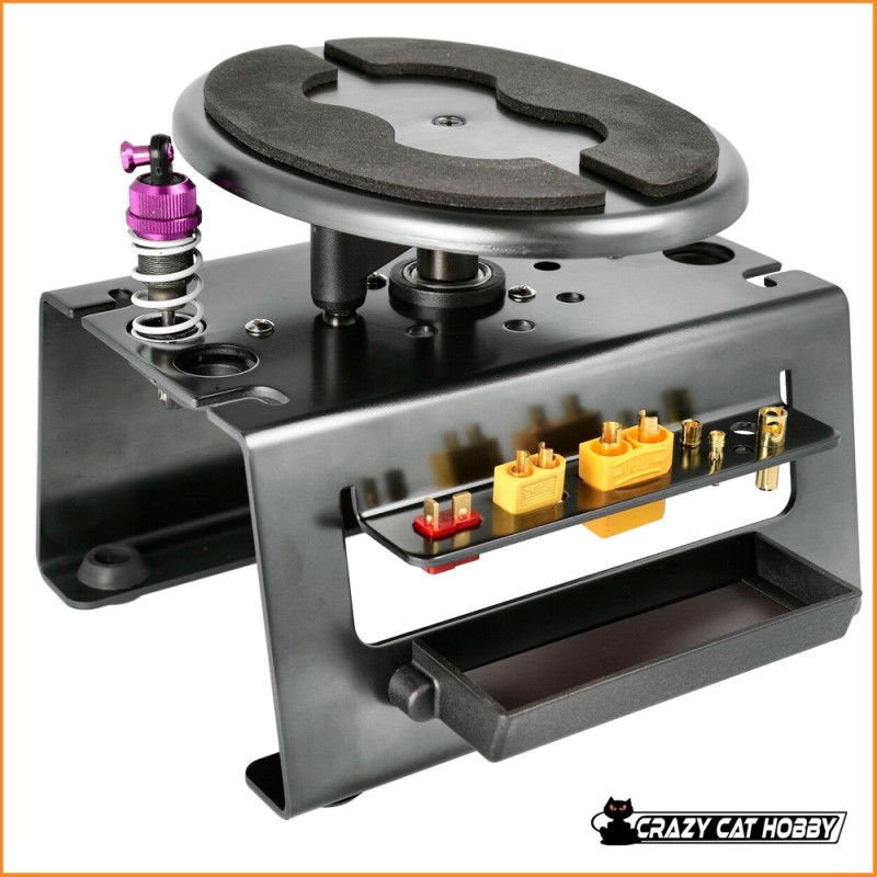 CAR WORKS STAND 1:8 GREY (8 Locking) - ROBITRONIC R15002G