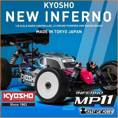 KYOSHO INFERNO MP11 - 1:8 4WD RC NITRO BUGGY 2025 ( PREORDINE ) K.33028B