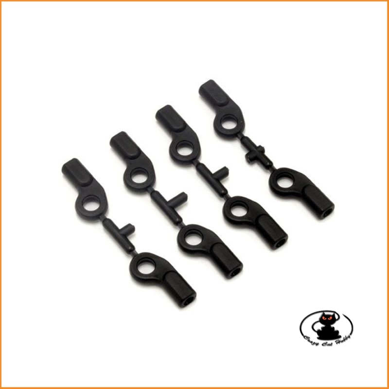 IS053C  Attacchi a sfera 6.8 mm tiranti sterzo Kyosho MP10