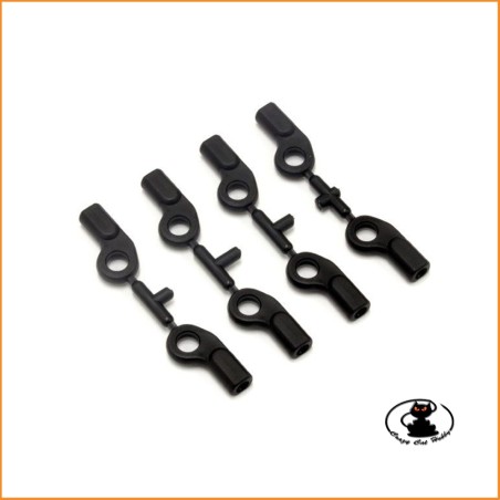 IS053C  Attacchi a sfera 6.8 mm tiranti sterzo Kyosho MP10