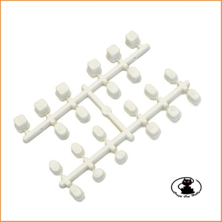 IF442WB BOCCOLE ECCENTRICI BIANCHE MP9 KYOSHO 4548565469895
