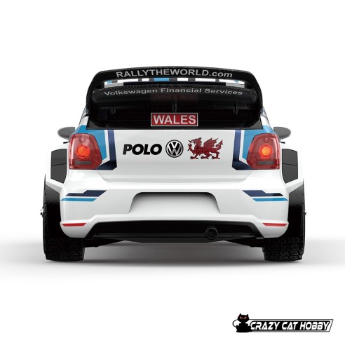 HYPERGO 1/14 VOLKSWAGEN POLO R WRC RALLY DRIFT 4WD BRUSHLESS RTR 42 Kmh - 14304