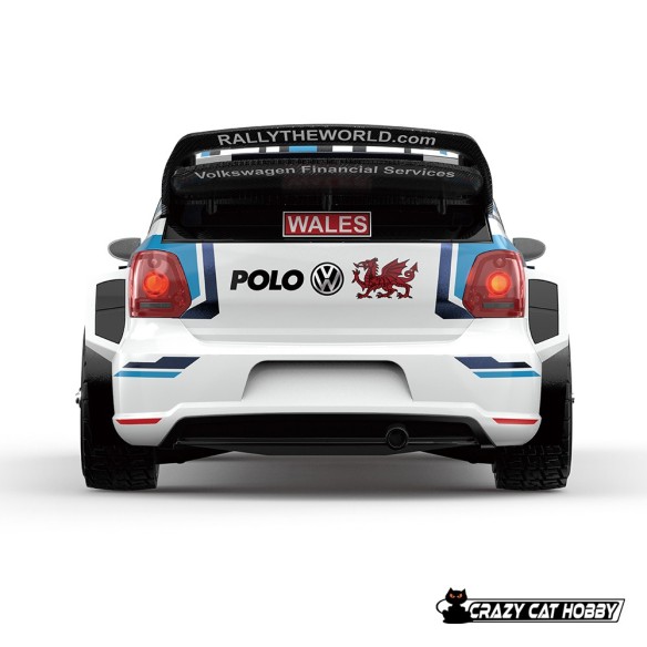 HYPERGO 1/14 VOLKSWAGEN POLO R WRC RALLY DRIFT 4WD BRUSHLESS RTR 42 Kmh - 14304