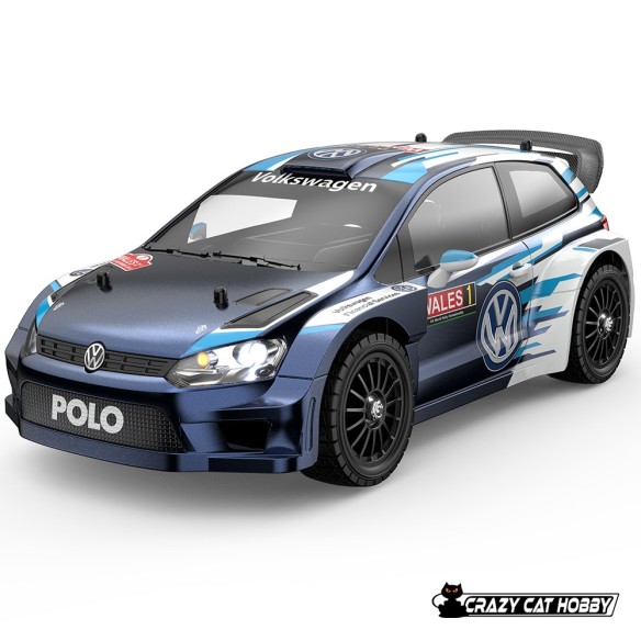 HYPER GO 1/14 VOLKSWAGEN POLO R WRC RALLY DRIFT 4WD BLS