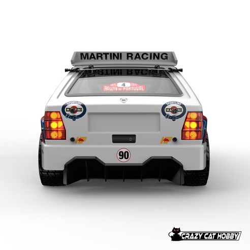 HYPER GO 1/14 LANCIA DELTA  MARTINI RALLY DRIFT 4WD BRUSHLESS RTR 42 Kmh - 14302