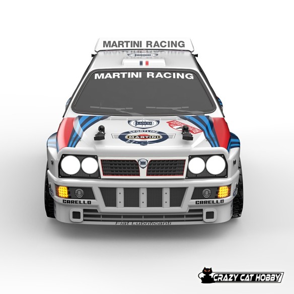 HYPER GO 1/14 LANCIA DELTA  MARTINI RALLY DRIFT 4WD BRUSHLESS RTR 42 Kmh - 14302