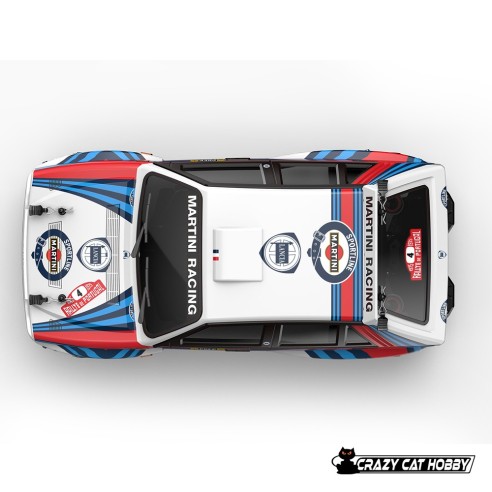 HYPER GO 1/14 LANCIA DELTA  MARTINI RALLY DRIFT 4WD BRUSHLESS RTR 42 Kmh - 14302