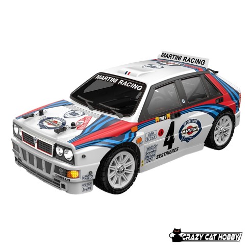 HYPER GO 1/14 LANCIA DELTA  MARTINI RALLY DRIFT 4WD BRUSHLESS RTR 42 Kmh - 14302