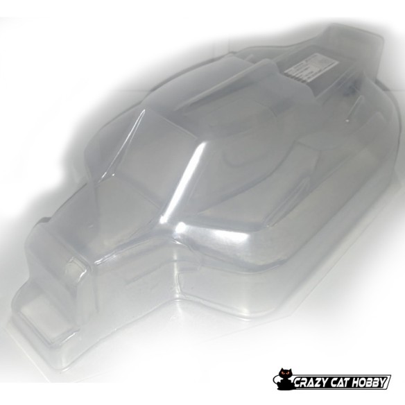CARROZZERIA BUGGY 1:8 COMPATIBILE CON MUGEN SWORKZ ASSOCIATED XRAY  OFF80 (trasparente) DELTAPLASTICK