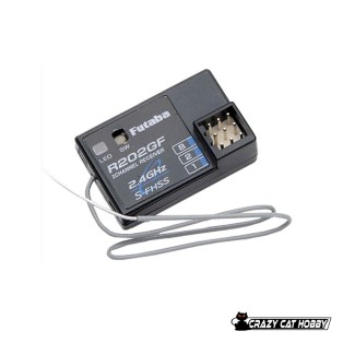 RX RECEIVER FUTABAR202GF 2.4GHz FHSS - S-FHSS 2 CHANNEL - 4513886027833
