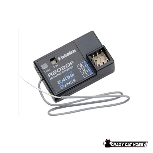 RX RECEIVER FUTABAR202GF 2.4GHz FHSS - S-FHSS 2 CHANNEL - 4513886027833