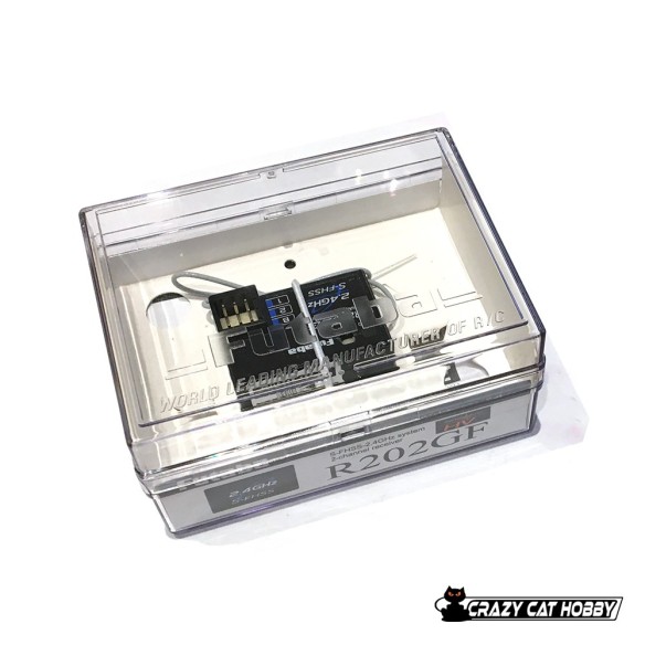RX RECEIVER FUTABAR202GF 2.4GHz FHSS - S-FHSS 2 CHANNEL