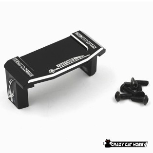 SUPPORTO SERVO ALLUMINIO NERO  TT-02 TAMIYA - YEAH RACING TATT-057K - 2000000060460