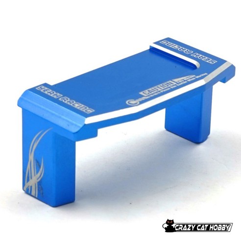 SUPPORTO SERVO ALLUMINIO AZZURRO  TT-02 TAMIYA - YEAH RACING TATT-057L - 2000000060477
