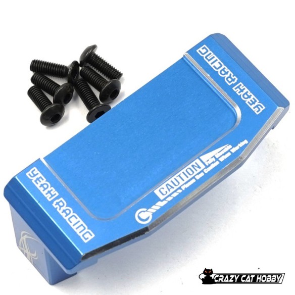 ALUMINUM SERVO & GYRO SUPPORT LIGHT BLUE FOR TAMIYA TT02 - YEAH RACING TATT-057L