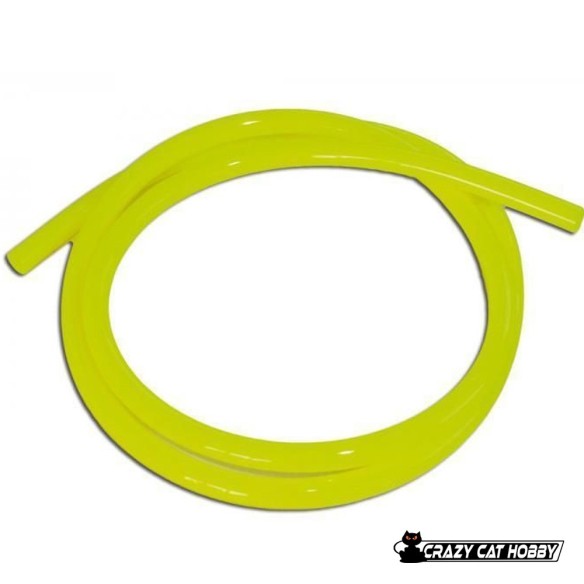 YELLOW SILICONE TUBE DIAMETER 2,5X5,5X1000 mm - 5055323905476