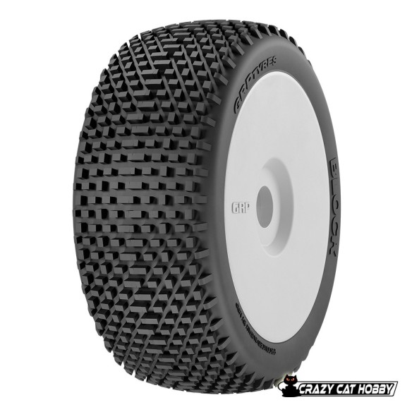 GRP TYRES BLOCK S35 ( SOFT ) COPPIA RUOTE INCOLLATE OFF ROAD - GMX20-S35 - 8020327262419