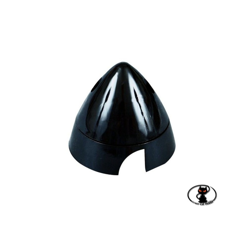 Ogiva in nylon nero 69 mm per elica tripala