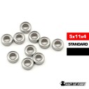 STEEL BALL BEARING 5x11x4 mm ZZ ULTIMATE RACING ( 1 piece ) UR7820