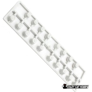 IF730W BOCCOLE ECCENTRICI BIANCHE SOSPENSIONI MP11 - KYOSHO - 4548565504855