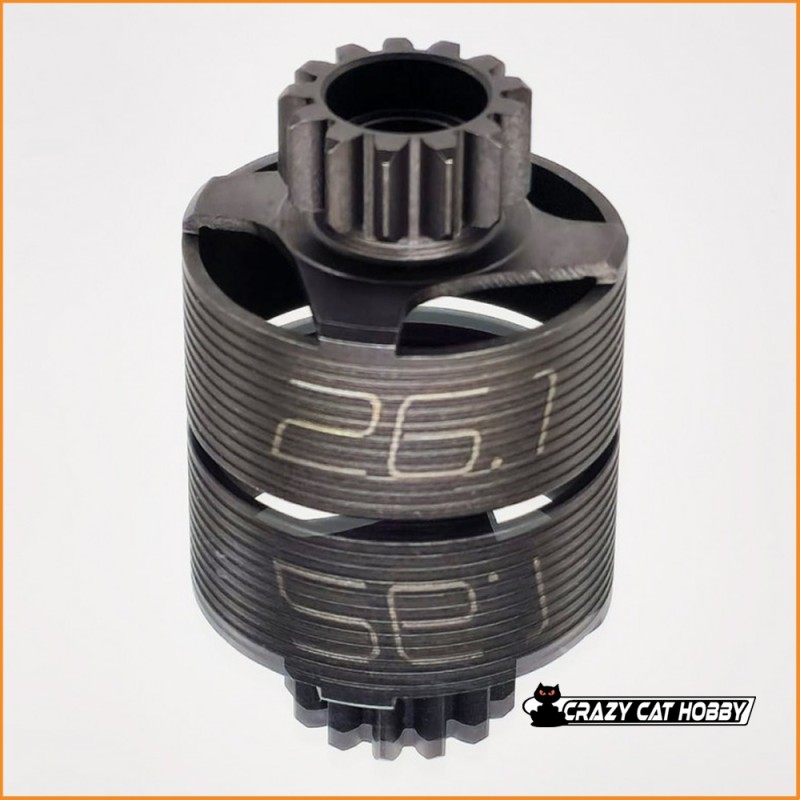 RC PROJECT CAMPANA FRIZIONE 14T Ø 26,1 MM -  RCPJ-A025-14 per frizione 3 ceppi Rc Project RCPJ-A029-095 -7700000001061