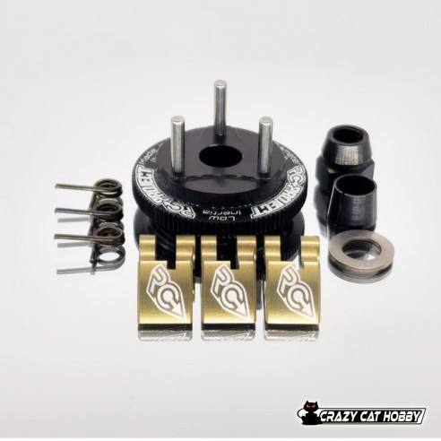 3 SHOE CLUTH SPRING 0,95  33 mm - LOW INERTIA - NO BELL - RCPJ-A028-095 - RC PROJECT