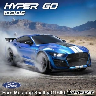FORD MUSTANG SHELBY GT500 4WD RTR ON-ROAD 1:10 - HYPER GO MX-10306