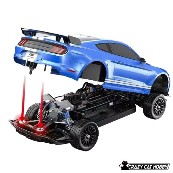 FORD MUSTANG SHELBY GT500 4WD RTR BLS 1:10 - MAGNETIC CLOSED BODY