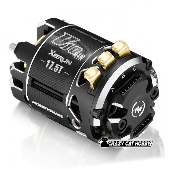 Hobbywing Xerun V10 Brushless Motor G4R (2-3s) 17.5T Sensored for 1:10