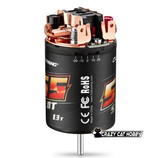 ELECTRIC MOTOR QUICRUN BRUSHED 555-13T - HOBBYWING  30404316