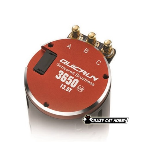 MOTORE ELETTRICO BLS QUICRUN 3650SD G2 13.5T BLACK - HOBBYWING 30404313