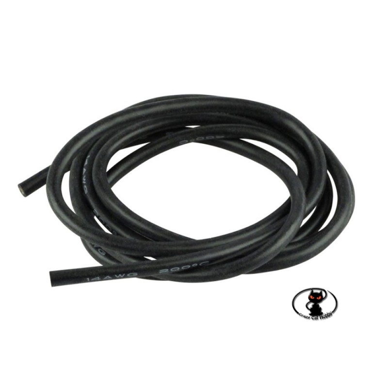 Cable with silicon sheath AWG14 - 2,08 mmq 1 meter