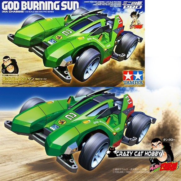 Mini 4wd God Burning Sun PRO Telaio MA - TAMIYA 18644 - 4950344186440