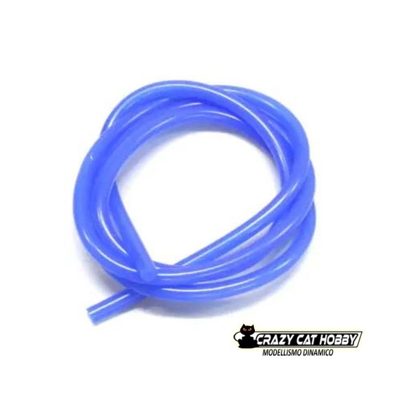 92213B Tubo Miscela Silicone Blu 2.4x6 mm lunghezza 1 metro - Kyosho - 4548565452903