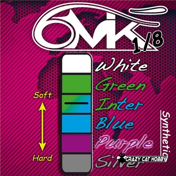 MAGMA 2.0 GREEN/BLUE INTER COMPOUND 6MIK - ONLY TIRES (1 COUPLE) T16I