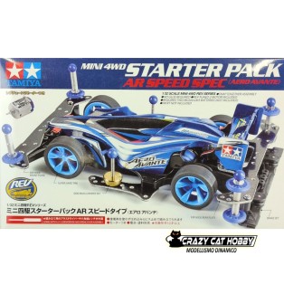 Mini 4wd Starter Pack AR Speed Spec (Aero Avante ) TAMIYA 18706 - 4950344064519