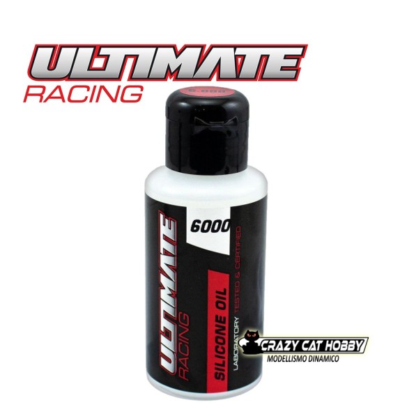 6000 CPS olio siliconico 75 ml per differenziali - Ultimate Racing UR0806
