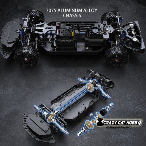 Volkswagen Polo R WRC 4x4 RTR BLS 1:10 - HyperGo MjX-10304