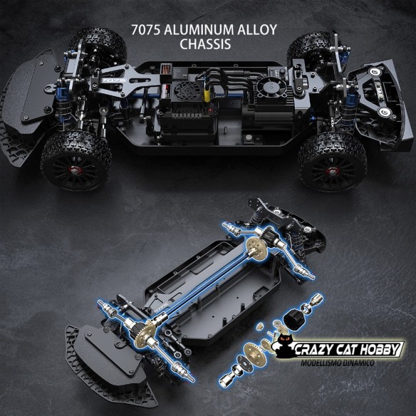 Volkswagen Polo R WRC 4x4 RTR BLS 1:10 - HyperGo MjX-10304