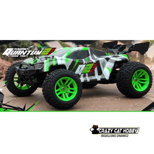 Stadium Truck 4WD Maverick Quantum2 XT Flux 1/10  - Brushless 2/3S (Verde) - Codice MV150408