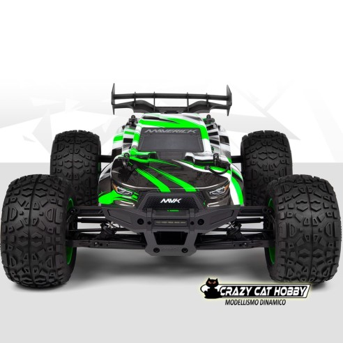 Macchina radiocomandata Maverick Quantum2 XT Flux 1/10 Stadium Truck 4WD - Brushless 2/3S (Verde) - Codice MV150408