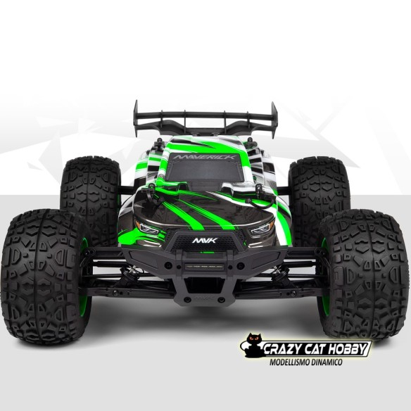 Macchina radiocomandata Maverick Quantum2 XT Flux 1/10 Stadium Truck 4WD - Brushless 2/3S (Verde) - Codice MV150408