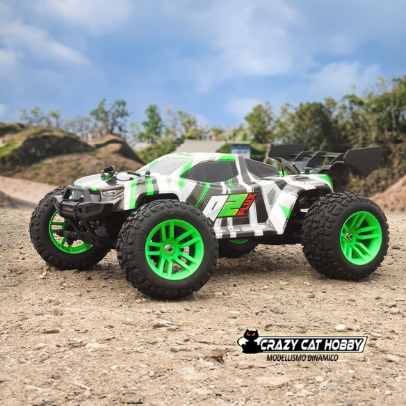 Automodello Maverick Quantum2 XT Flux 1/10 Stadium Truck 4WD - Brushless 2/3S (Verde) - Codice MV150408