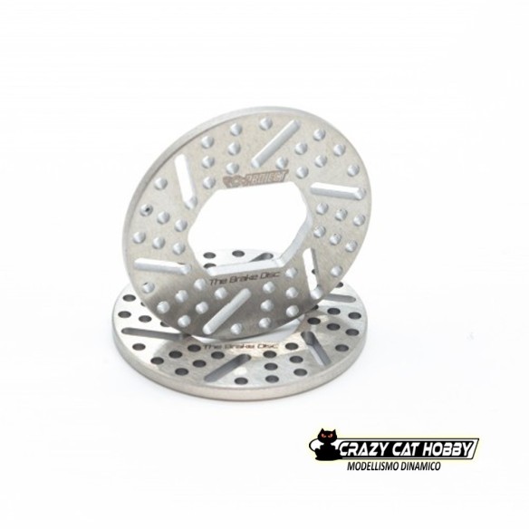 Vented Brake Disc for Kyosho MP10 / MP10T / MP11 (2 Pc) RCPJ-KYMP10-010 - RC Project Steel