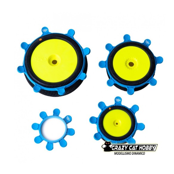 RC Project Elastici per Incollaggio Gomme Azzurri - RCPJ-A024-C