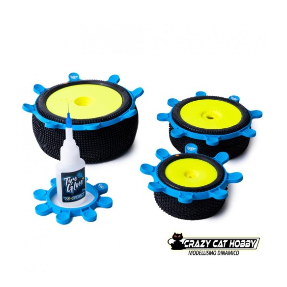 Elastici per Incollaggio Gomme Azzurri - RCPJ-A024-C - RC Project