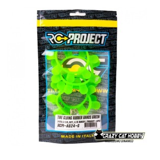 RC Project Elastici per Incollaggio Gomme Verdi - RCPJ-A024-G - 7700000000460