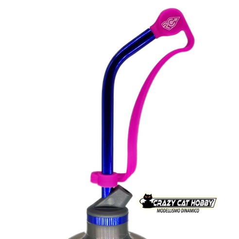 RC-Project Cappuccio per Bottiglia Miscela "Smart Fuel Bottle Cap" (Black) RCPJ-A037-MR